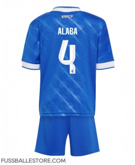 Günstige Real Madrid David Alaba #4 3rd trikot Kinder 2025-26 Kurzarm (+ Kurze Hosen)